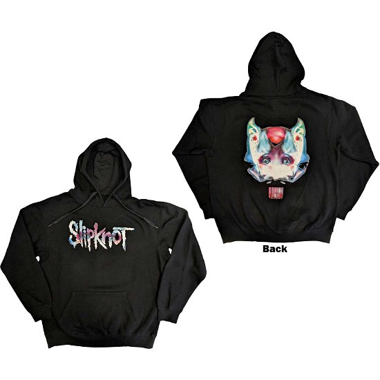 Slipknot Unisex Pullover Hoodie: Eye Logo (Back Print) - Slipknot - Koopwaar -  - 5056561088013 - 