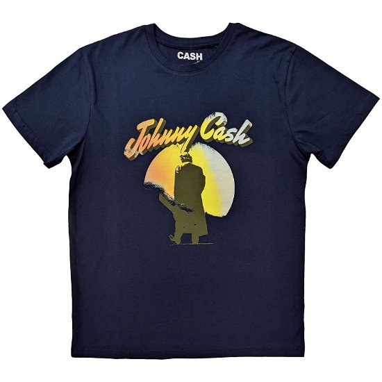 Johnny Cash Unisex T-Shirt: Walking Guitar - Johnny Cash - Produtos -  - 5056561091013 - 