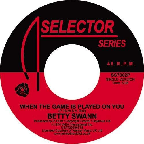 Cover for Bettye Swann · When The Game Is Played On You (LP) (2020)