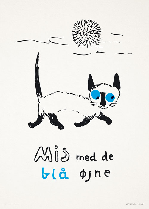 Plakat, Mis med de blå øjne 1 - Egon Mathiesen - Merchandise -  - 5711905013013 - 4. juni 2019