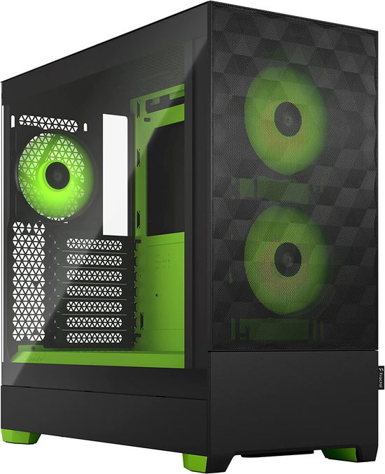 FRACTAL DESIGN Geh Pop Air RGB Green Core TG Clear -  - Fanituote - Fractal Gaming - 7340172703013 - keskiviikko 1. toukokuuta 2024