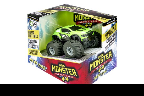 Re.el Toys 0301 - Mini Monster 4x4 - Auto Elettrica Inarrestabile Ass. 1 (assortimento) - Re.el Toys 0301 - Koopwaar -  - 8001059003013 - 