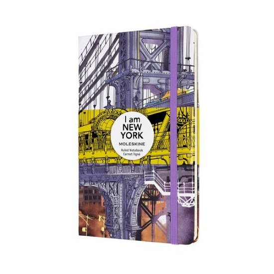 Cover for Moleskine · Moleskine Limited Edition Notebook, I Am New York, Large, Ruled, Hard Cover (5 X 8.25) (Hardcover Book) (2019)