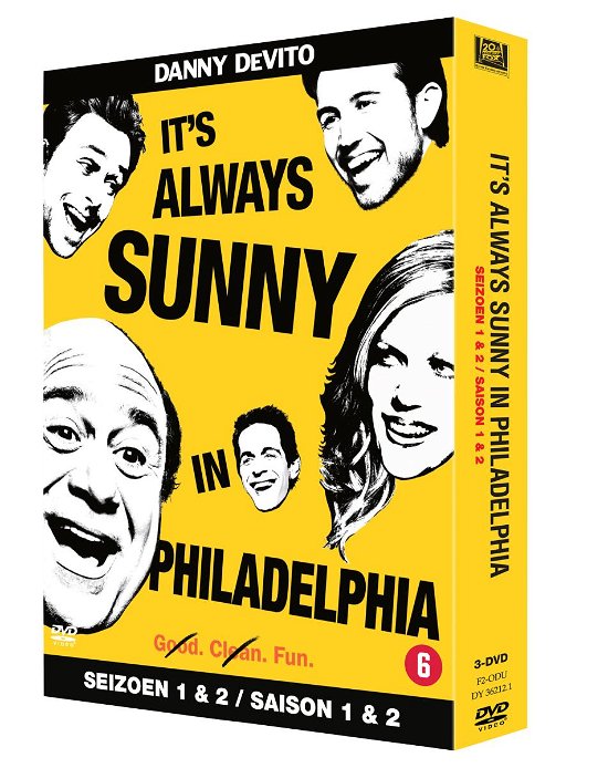 Seizoen 01 + 02 - It's Always Sunny in Phi. - Películas - FOX - 8712626042013 - 29 de abril de 2010