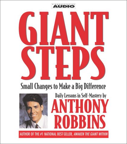 Cover for Anthony Robbins · Giant Steps: Small Changes to Make a Big Difference (Audiobook (CD)) [Abridged edition] (2003)