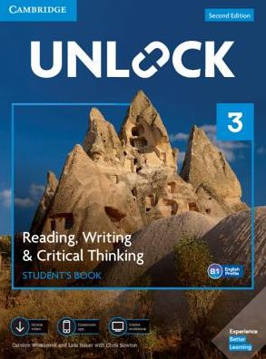 Cover for Carolyn Westbrook · Unlock Level 3 Reading, Writing, &amp; Critical Thinking Student's Book, Mob App and Online Workbook w/ Downloadable Video - Unlock (Book) [2 Revised edition] (2018)