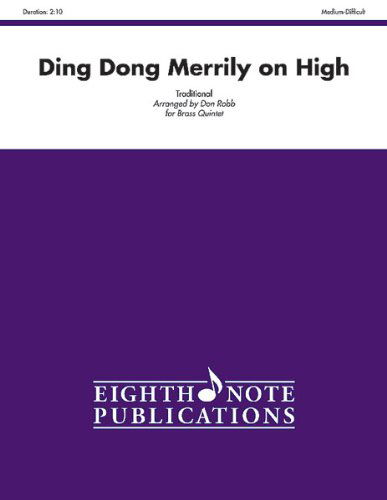 Cover for Don Robb · Ding Dong Merrily on High (Score &amp; Parts) (Eighth Note Publications) (Paperback Book) (2009)