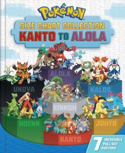 Cover for Pikachu Press · Pokemon Size Chart Collection: Kanto to Alola (Hardcover bog) (2023)