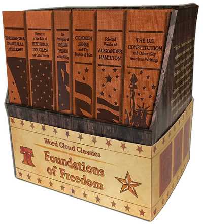 Cover for Editors of Canterbury Classics · Foundations of Freedom Word Cloud Boxed Set - Word Cloud Classics (Taschenbuch) (2020)