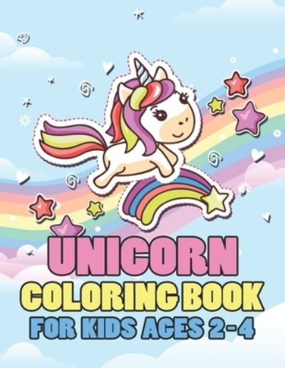 Cover for Jayce Carter · Unicorn Coloring Book for Kids Ages 2-4 (Paperback Book) (2019)