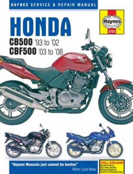 Cover for Haynes Publishing · Honda CB500 &amp; CBF500 (93 - 08) (Paperback Bog) (2015)