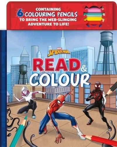 Cover for Marvel Entertainment International Ltd · Marvel Spider-Man: Read &amp; Colour (Hardcover bog) (2020)