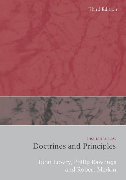 Cover for John Lowry · Insurance Law: Doctrines and Principles (Paperback Book) (2011)