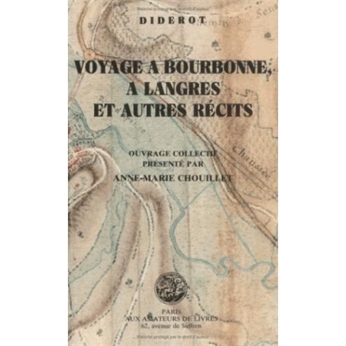 Cover for Denis Diderot · Voyage a? Bourbonne, a? Langres et autres re?cits (Book) (1989)