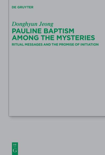 Cover for Donghyun Jeong · Pauline Baptism among the Mysteries (Buch) (2023)