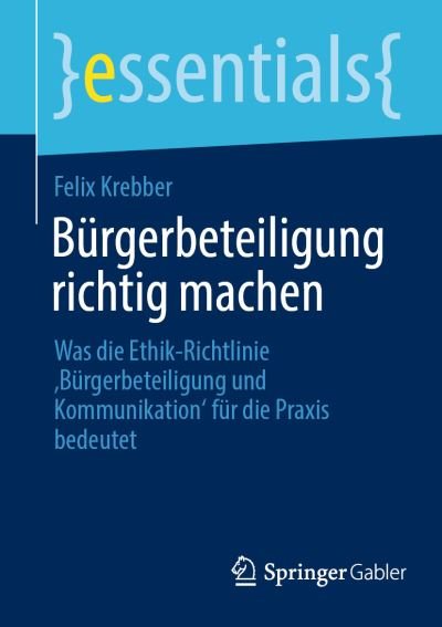 Cover for Krebber · Bürgerbeteiligung Richtig Machen (Book) (2023)