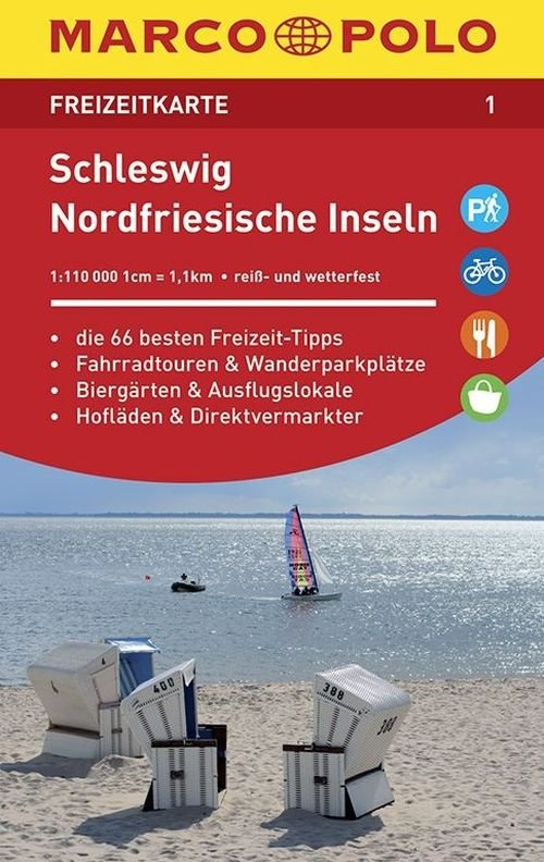 Cover for Mair-Dumont · Marco Polo Freizeitkarte: Schleswig, Nordfriesische Inseln (Hardcover Book) (2015)