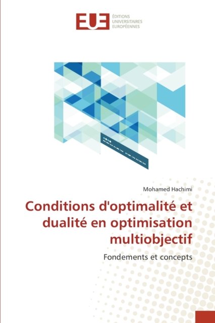 Cover for Hachimi · Conditions d'optimalité et dual (Bok) (2015)