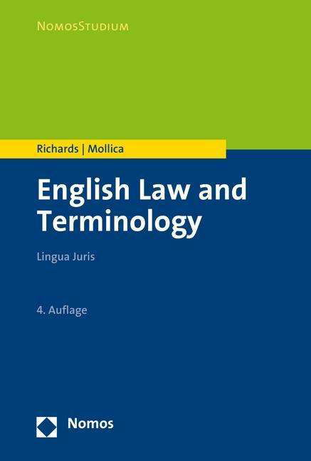 English Law and Terminology - Richards - Książki -  - 9783848722013 - 20 stycznia 2016