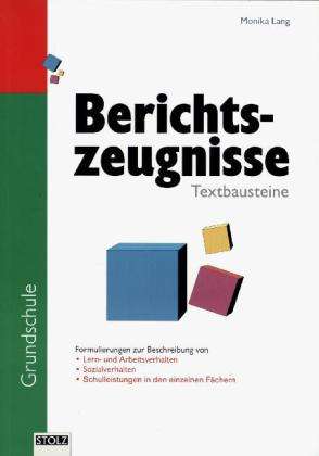 Cover for Monika Lang · Textbausteine F.berichtszeugn. (Book)