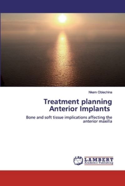 Cover for Obiechina · Treatment planning Anterior I (Buch) (2019)