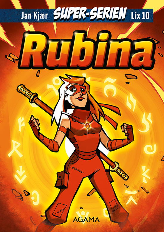 Cover for Jan Kjær · Super-Serien: Super-Serien: Rubina - lix10 (Hardcover Book) [1er édition] (2021)