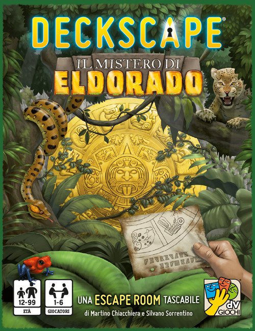 Cover for Dv Giochi: Deckscape · Dv Giochi: Deckscape - Il Mistero Di Eldorado (Leketøy)