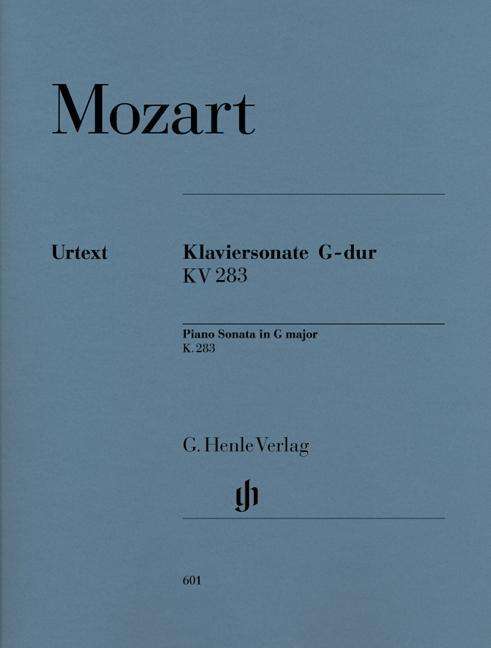 Klaviersonate G-Dur KV 283.HN601 - Mozart - Books - SCHOTT & CO - 9790201806013 - April 6, 2018