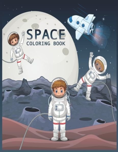 Cover for Zazluxe Publishing · Space Coloring Book (Pocketbok) (2020)