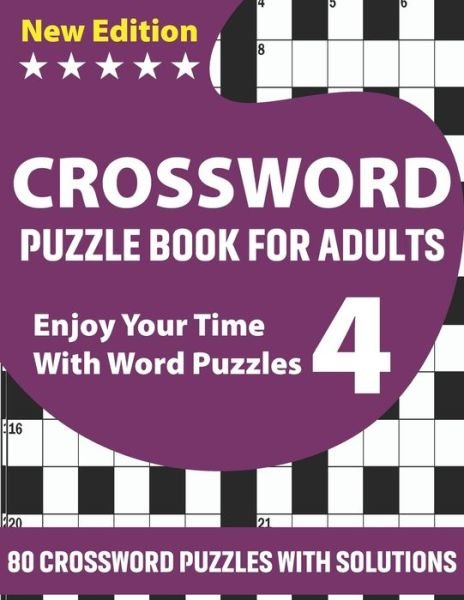 Crossword Puzzle Book For Adults - Kr Crowe Publication - Bøker - Independently Published - 9798707182013 - 10. februar 2021