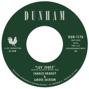 Cover for Charles &amp; Larose Jackson Bradley · Luv Jones (LP) (2014)