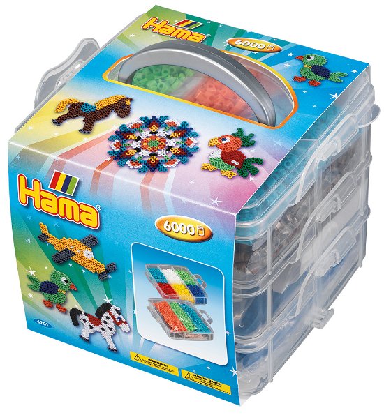 Cover for HAMA Aufbewahrungsbox klein mit 6.000 Perlen und 3 · HAMA Aufbewahrungsbox klein 6.000 Stück (Spielzeug) (2018)