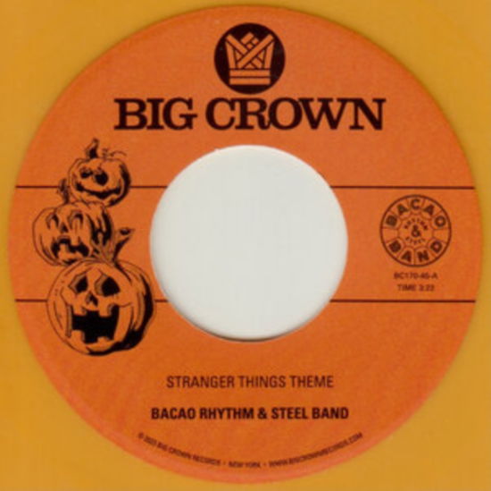 Cover for Bacao Rhythm &amp; Steel Band · Stranger Things Theme B/w Halloween Theme (7&quot;) (2023)