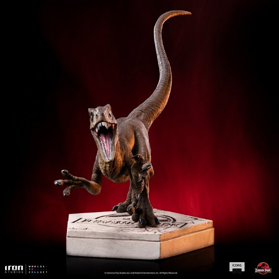 Jurassic Park Velociraptor a Icon Figure - Jurassic Park - Merchandise - IRON STUDIO - 0618231952014 - November 30, 2023