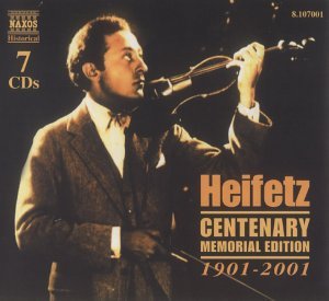 Cover for Jascha Heifetz · * HEIFETZ:Centenary Memorial Edi (CD) [Jascha Heifetz Centenary edition] (2000)
