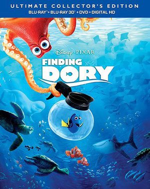 Cover for Finding Dory (Blu-ray) (2016)