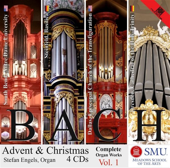Cover for Stefan Engels · Bach Complete Organ Works Vol.1: Advent &amp; Christmas (CD) (2023)