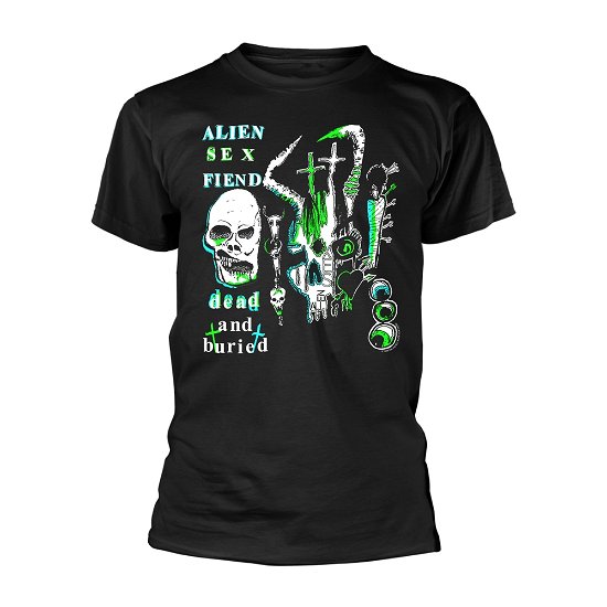 Cover for Alien Sex Fiend · Dead and Buried (TØJ) [size M] [Black edition] (2019)