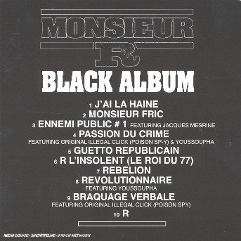 Cover for Monsieur R · Black Album 2006 (CD)