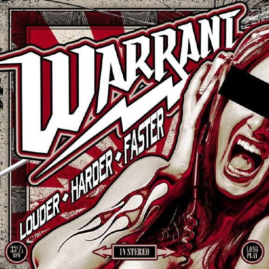 Louder Harder Faster (Red Vinyl) - Warrant - Musik - VINYL ECK - 4046661525014 - 4. august 2017