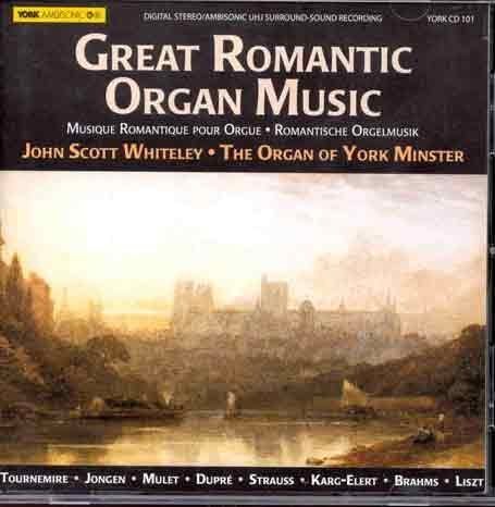Cover for M. Dupre · Great Romantic Organ Music: York Mi (CD) (2009)