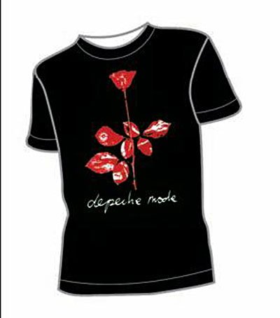 Cover for Depeche Mode · Violator Blk Ts (CLOTHES) [size S] (2007)