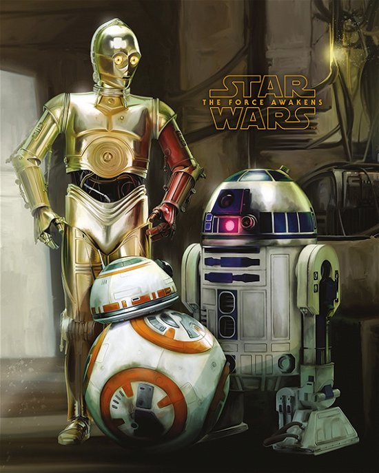 Star Wars: Episode Vii - Droids (mini Poster 40x50 Cm) - Star Wars: Episode Vii - Merchandise - Pyramid Posters - 5050574506014 - 1 oktober 2019
