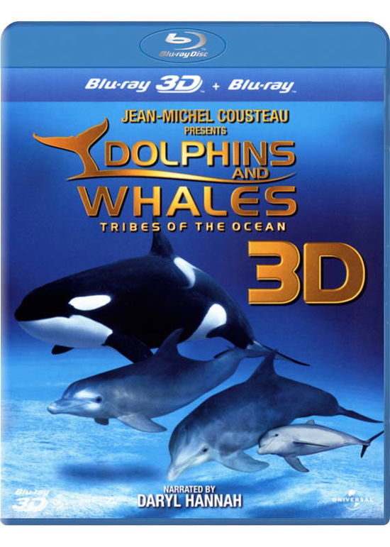 Cover for Dolphins &amp; Whales 3D [edizione · Dolphins And Whales - Tribes Of The Ocean 2D + 3D (Blu-ray) (2010)