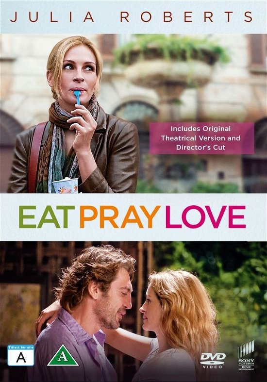 Eat Pray Love (Spis Bed Elsk) - Julia Roberts / Javier Bardem - Films - JV-SPHE - 5051162339014 - 12 décembre 2014