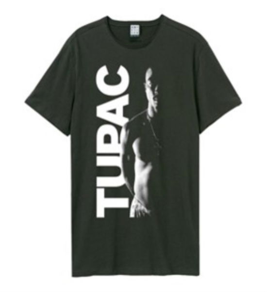 Cover for Tupak Shakur · Tupak Shakur Amplified Vintage Charcoal Small T Shirt (T-shirt)