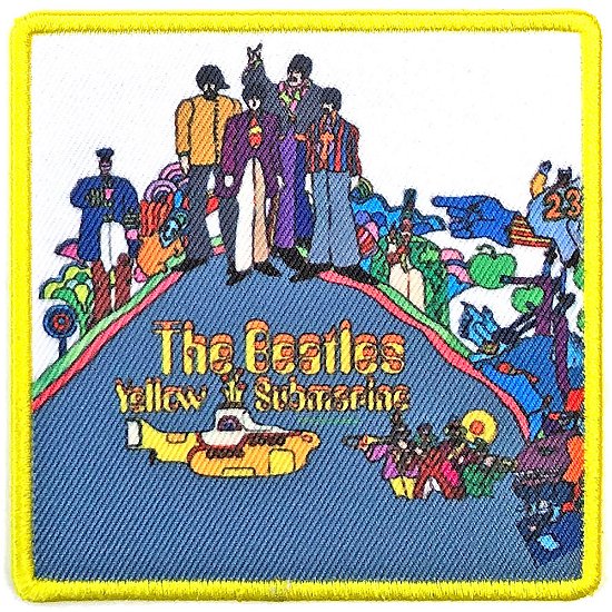 The Beatles Standard Printed Patch: Yellow Submarine Album Cover - The Beatles - Produtos -  - 5056170692014 - 