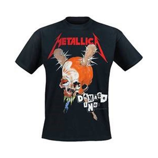 Metallica Unisex T-Shirt: Damage Inc (Back Print) - Metallica - Produtos - PHD - 5056187704014 - 5 de novembro de 2018
