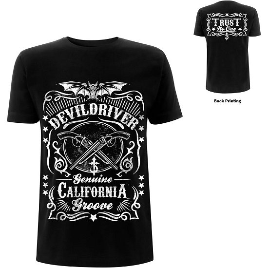 Cover for DevilDriver · DevilDriver Unisex T-Shirt: Sawed Off (Back Print) (T-shirt) [size XL] [Black - Unisex edition]