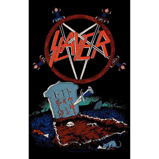 Slayer Textile Poster: Reign In Pain - Slayer - Marchandise -  - 5056365722014 - 